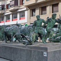 Monumento Al Encierro - Memorial for the bullfighters